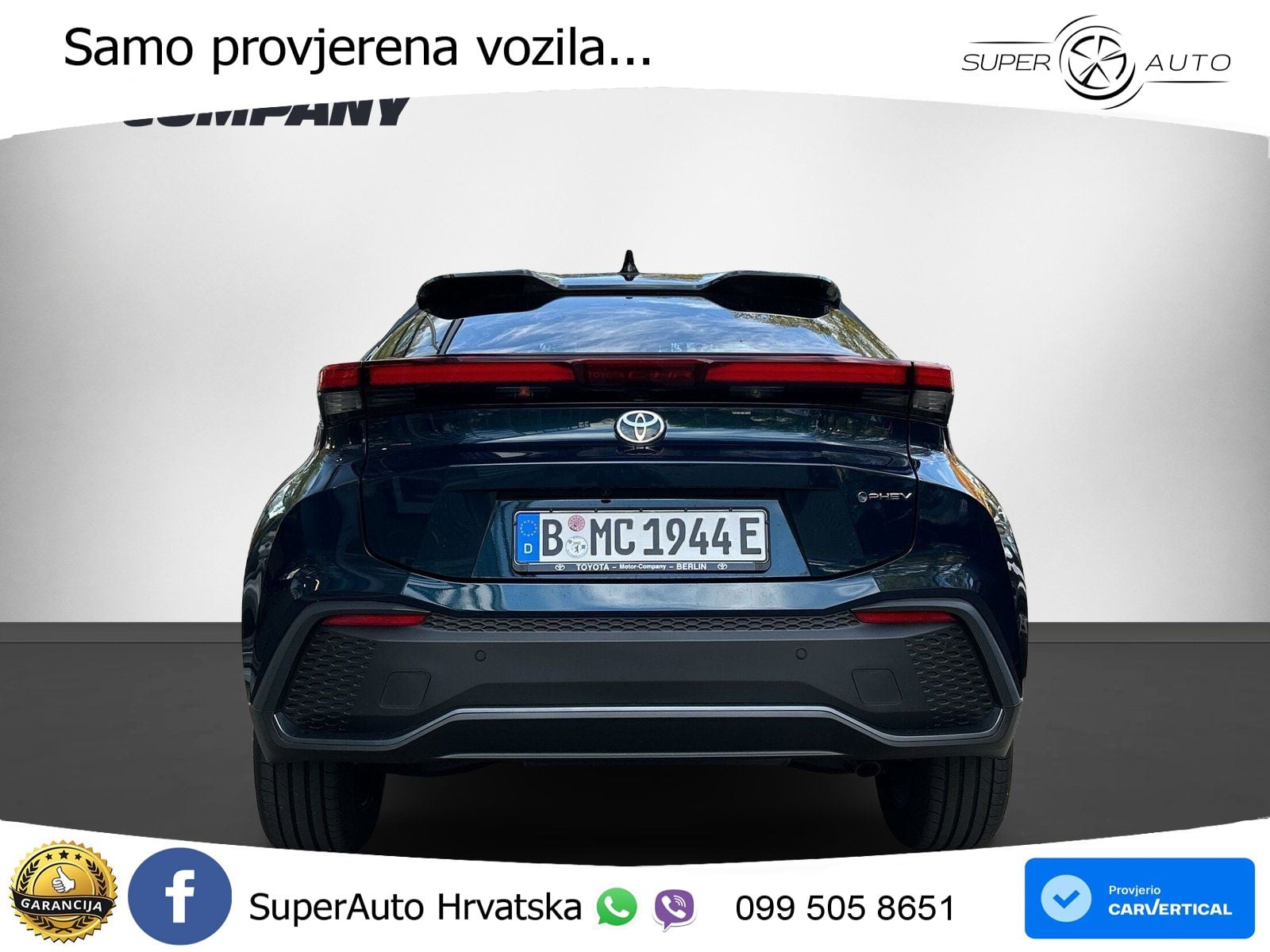 Toyota C-HR 2.0 (223 KS) PHEV e-CVT Teamplayer LED+GR SJED+ACC