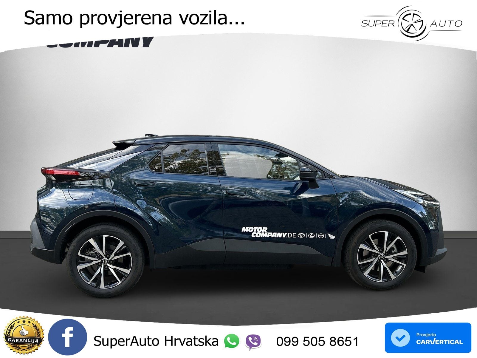 Toyota C-HR 2.0 (223 KS) PHEV e-CVT Teamplayer LED+GR SJED+ACC