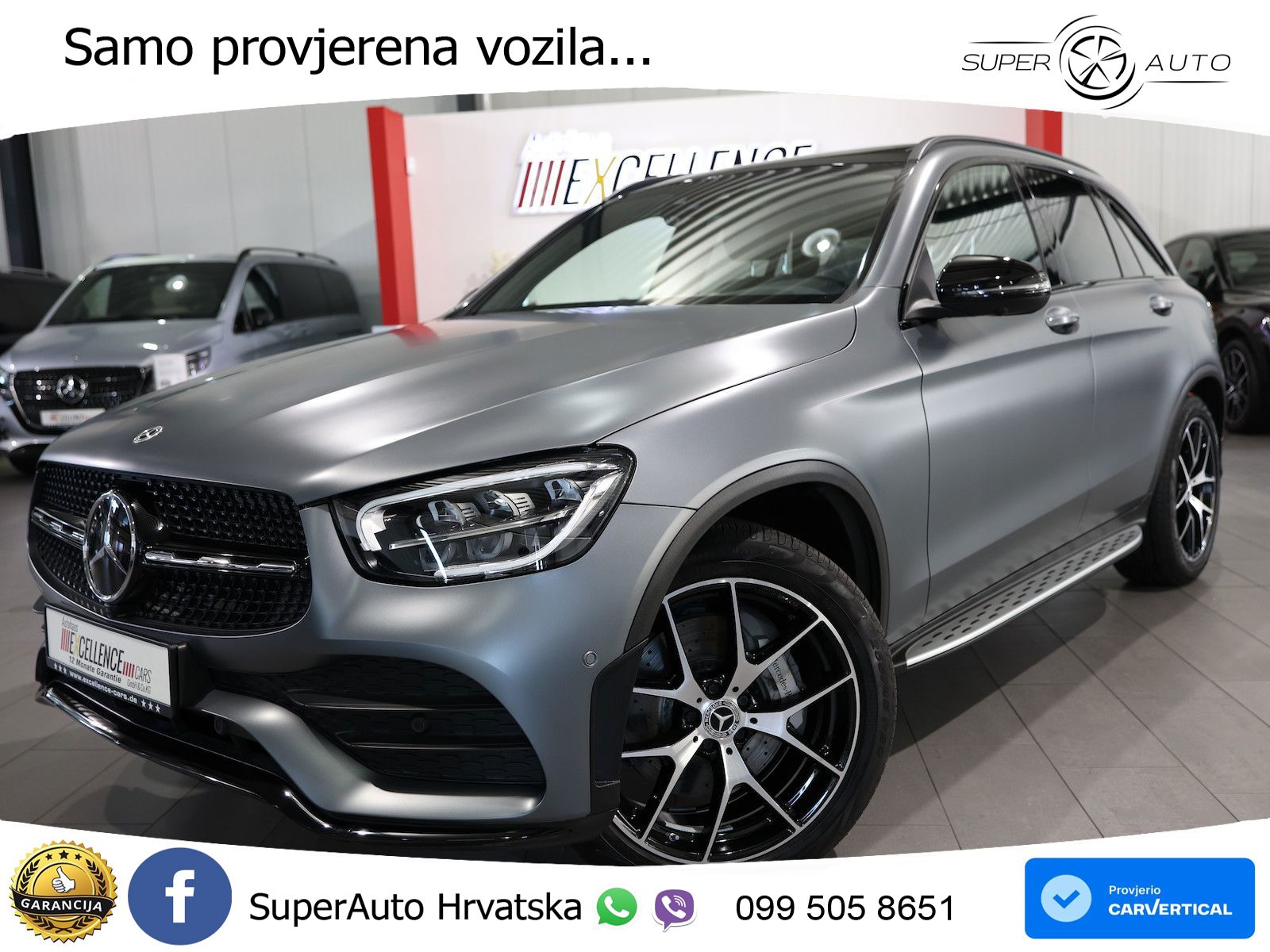 Mercedes GLC 220d (194 KS) 4MATIC G-TRONIC AMG LED+GR SJED+ACC