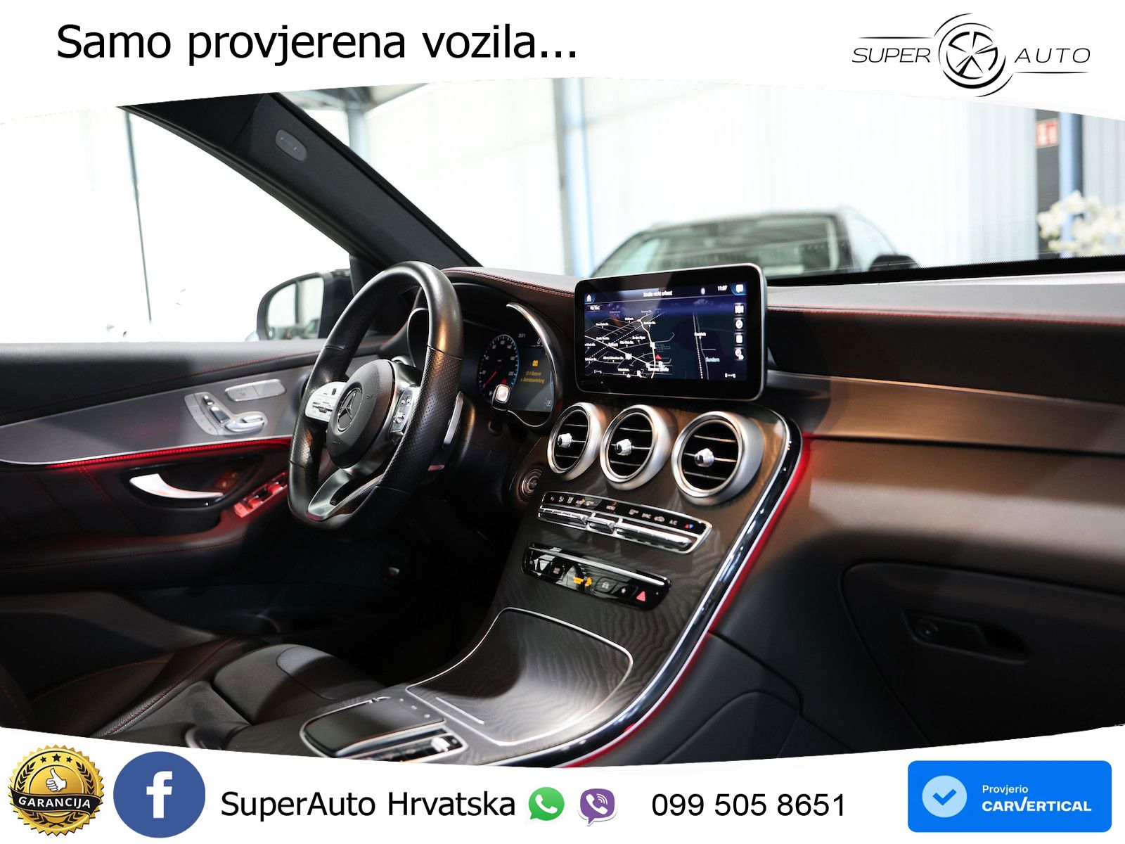 Mercedes GLC 220d (194 KS) 4MATIC G-TRONIC AMG LED+GR SJED+ACC