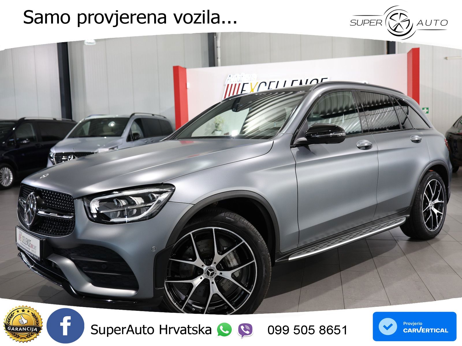 Mercedes GLC 220d (194 KS) 4MATIC G-TRONIC AMG LED+GR SJED+ACC