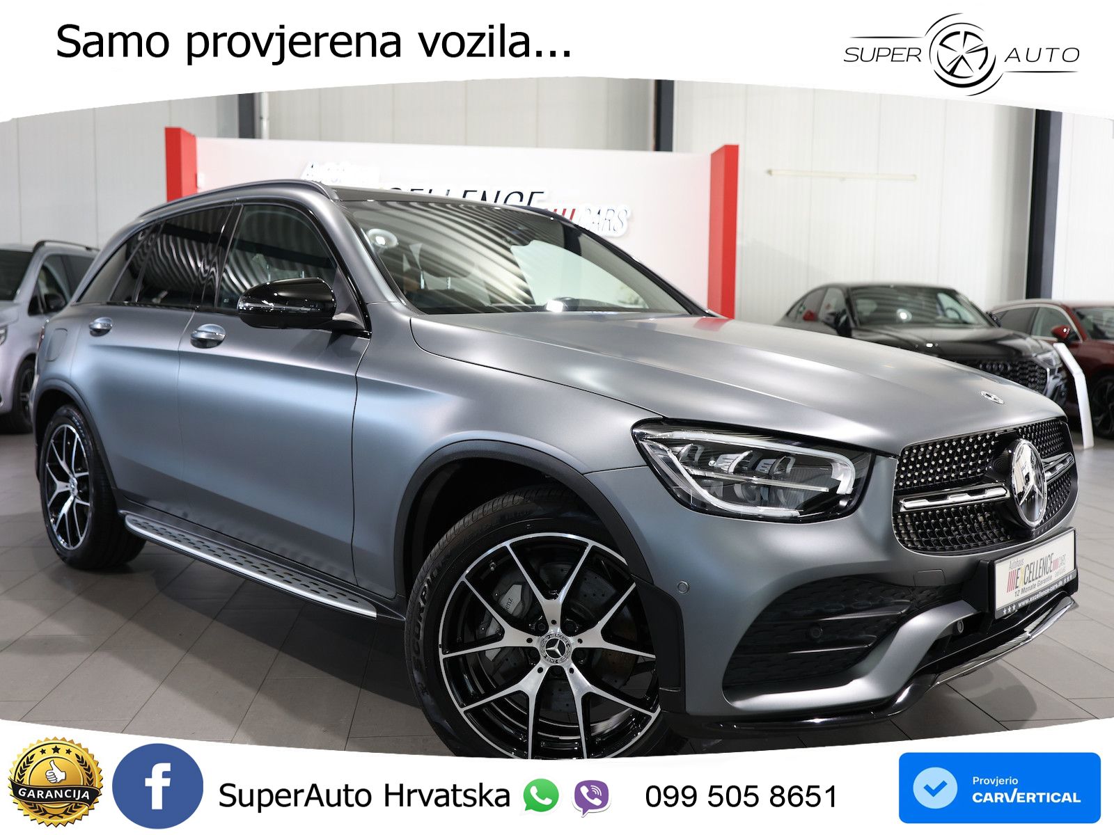 Mercedes GLC 220d (194 KS) 4MATIC G-TRONIC AMG LED+GR SJED+ACC