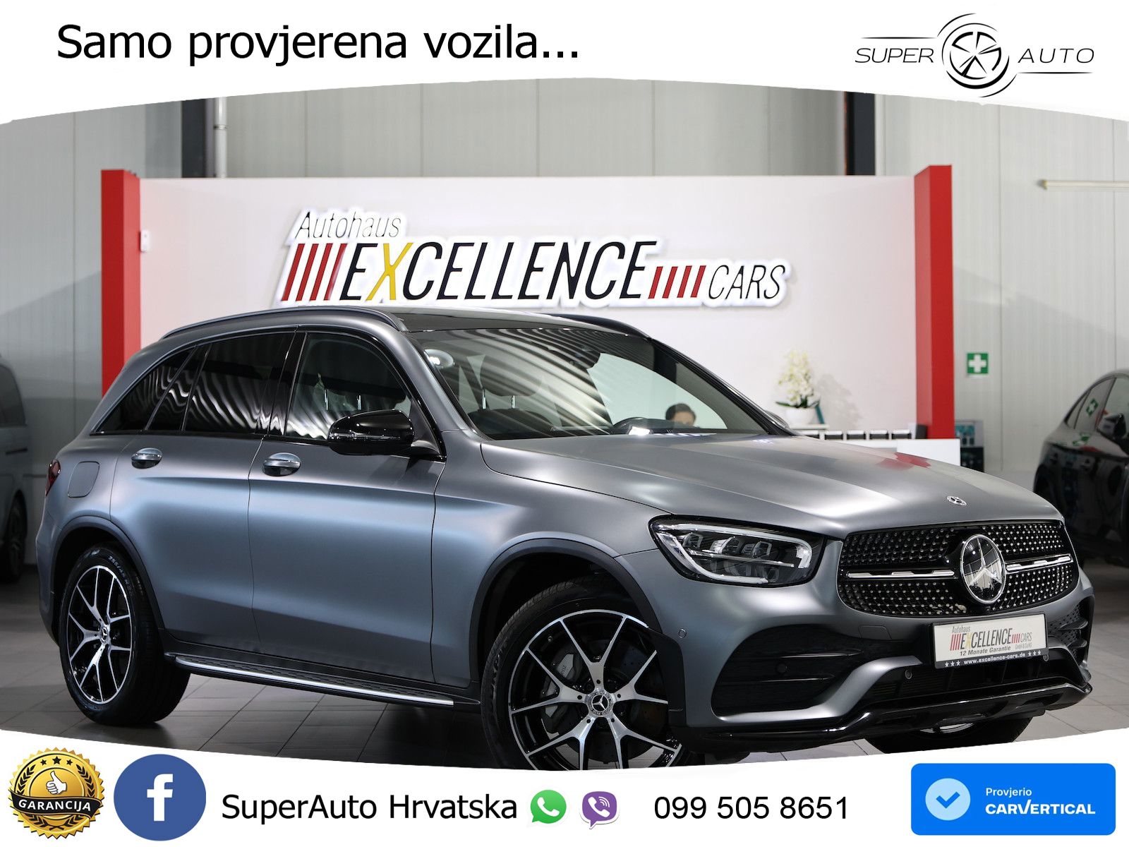 Mercedes GLC 220d (194 KS) 4MATIC G-TRONIC AMG LED+GR SJED+ACC