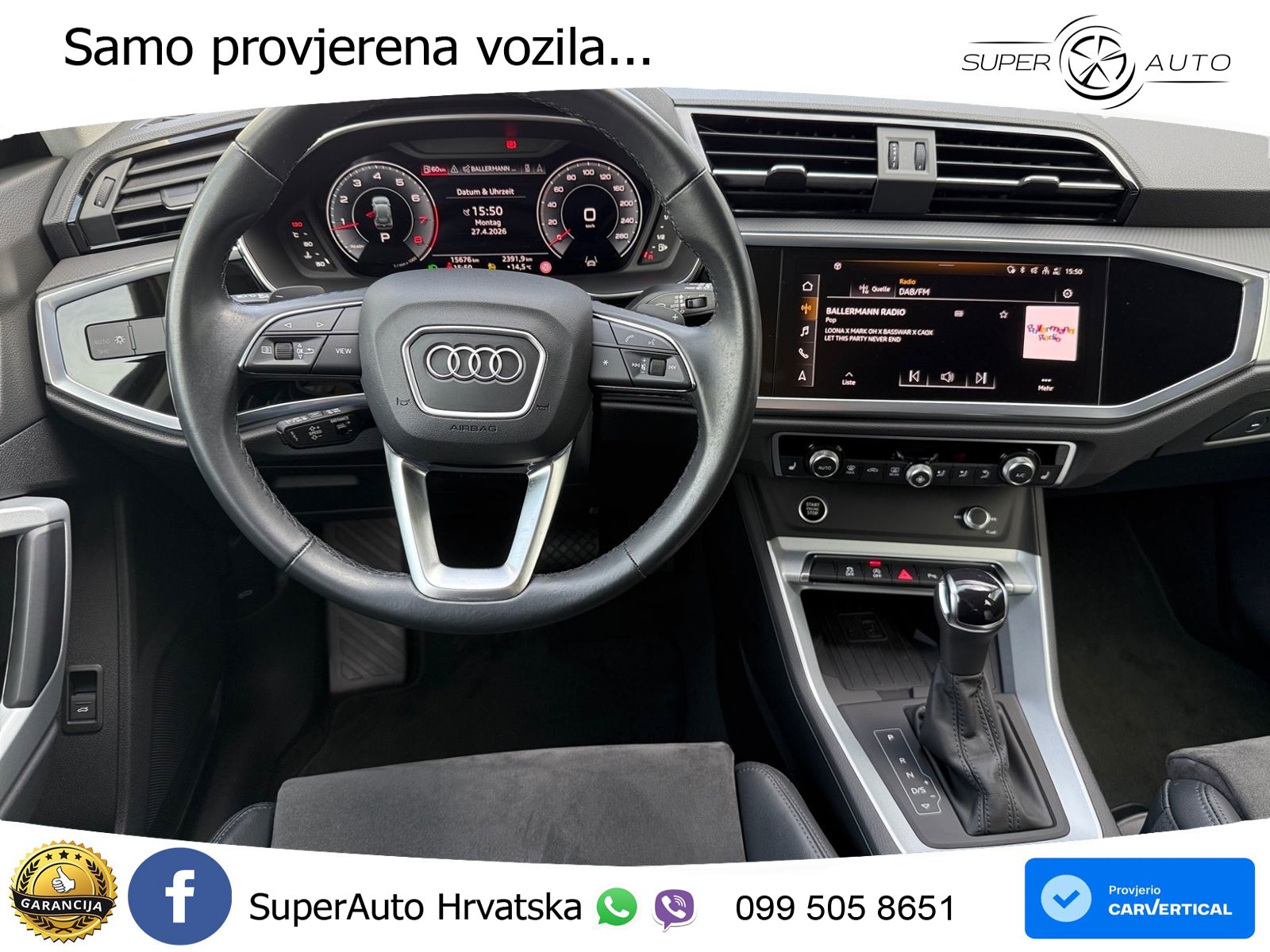 Audi Q3 35 TFSI (150 KS) S tronic S line LED+GR SJED+ACC
