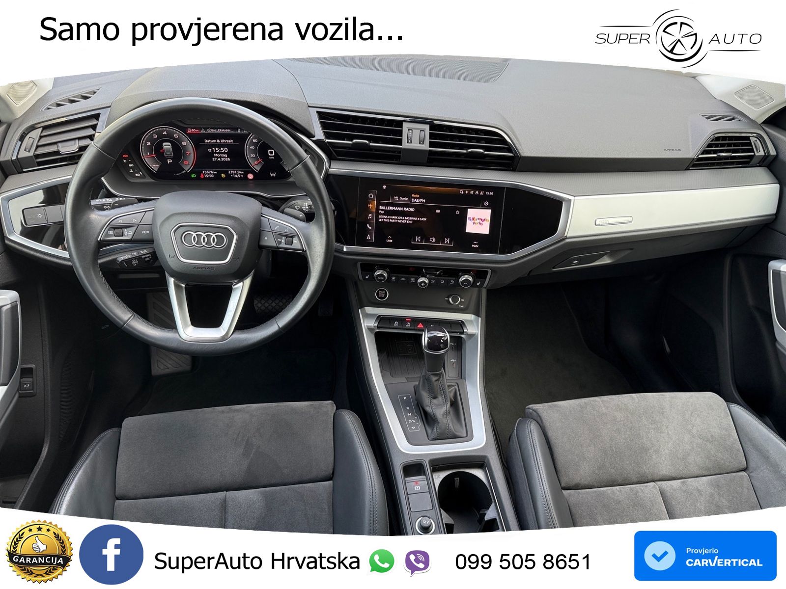 Audi Q3 35 TFSI (150 KS) S tronic S line LED+GR SJED+ACC