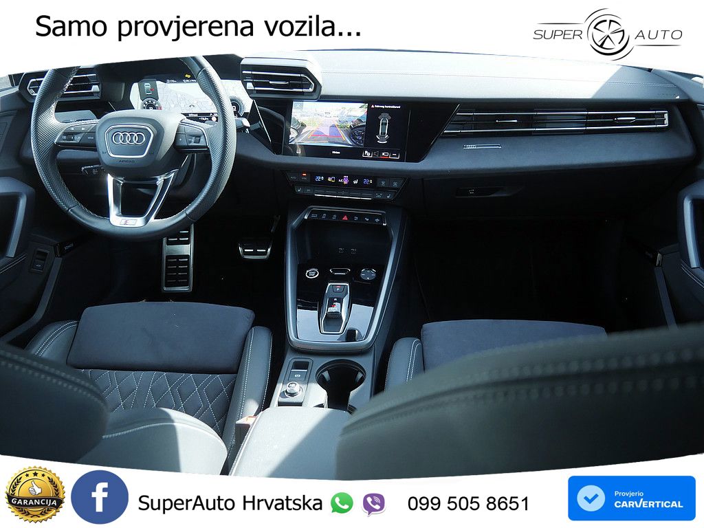 Audi A3 Limuzina 35 TFSI (150 KS) S tronic S line MATRIX+GR SJED+KAM
