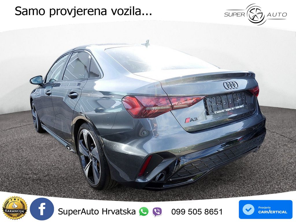 Audi A3 Limuzina 35 TFSI (150 KS) S tronic S line MATRIX+GR SJED+KAM