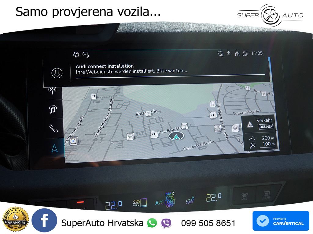 Audi A3 Limuzina 35 TFSI (150 KS) S tronic S line MATRIX+GR SJED+KAM