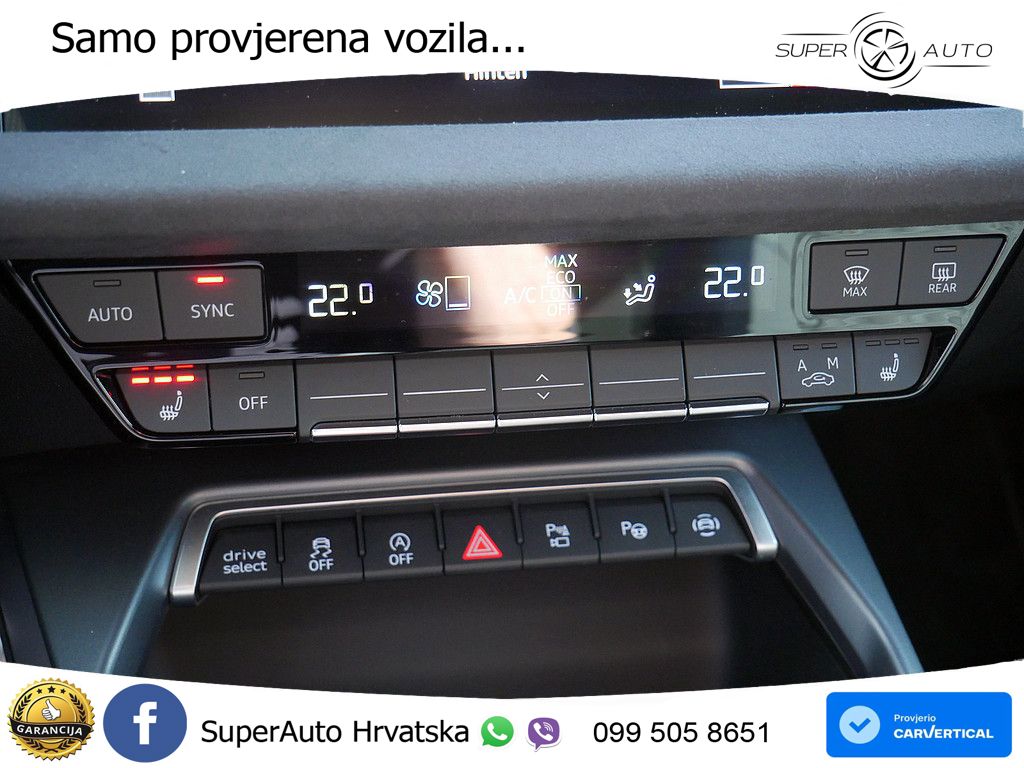 Audi A3 Limuzina 35 TFSI (150 KS) S tronic S line MATRIX+GR SJED+KAM