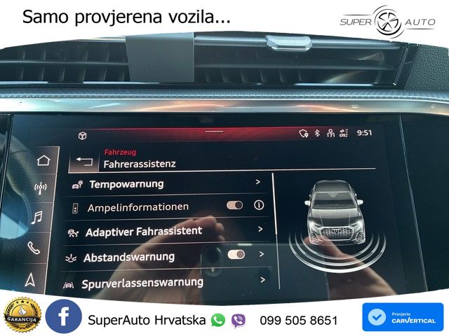 Audi Q3 Sportback 35 TFSI (150 KS) S line LED+GR SJED+ACC