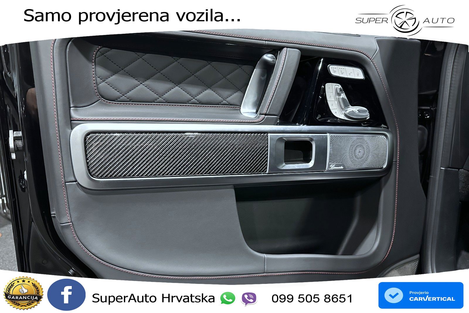 Mercedes AMG G 63 Long V8 (585 KS) 4MATIC 9G-TRONIC AMG SPEEDSHIFT PLUS ZRAČNI+ACC+GR SJED+KAM+PANO