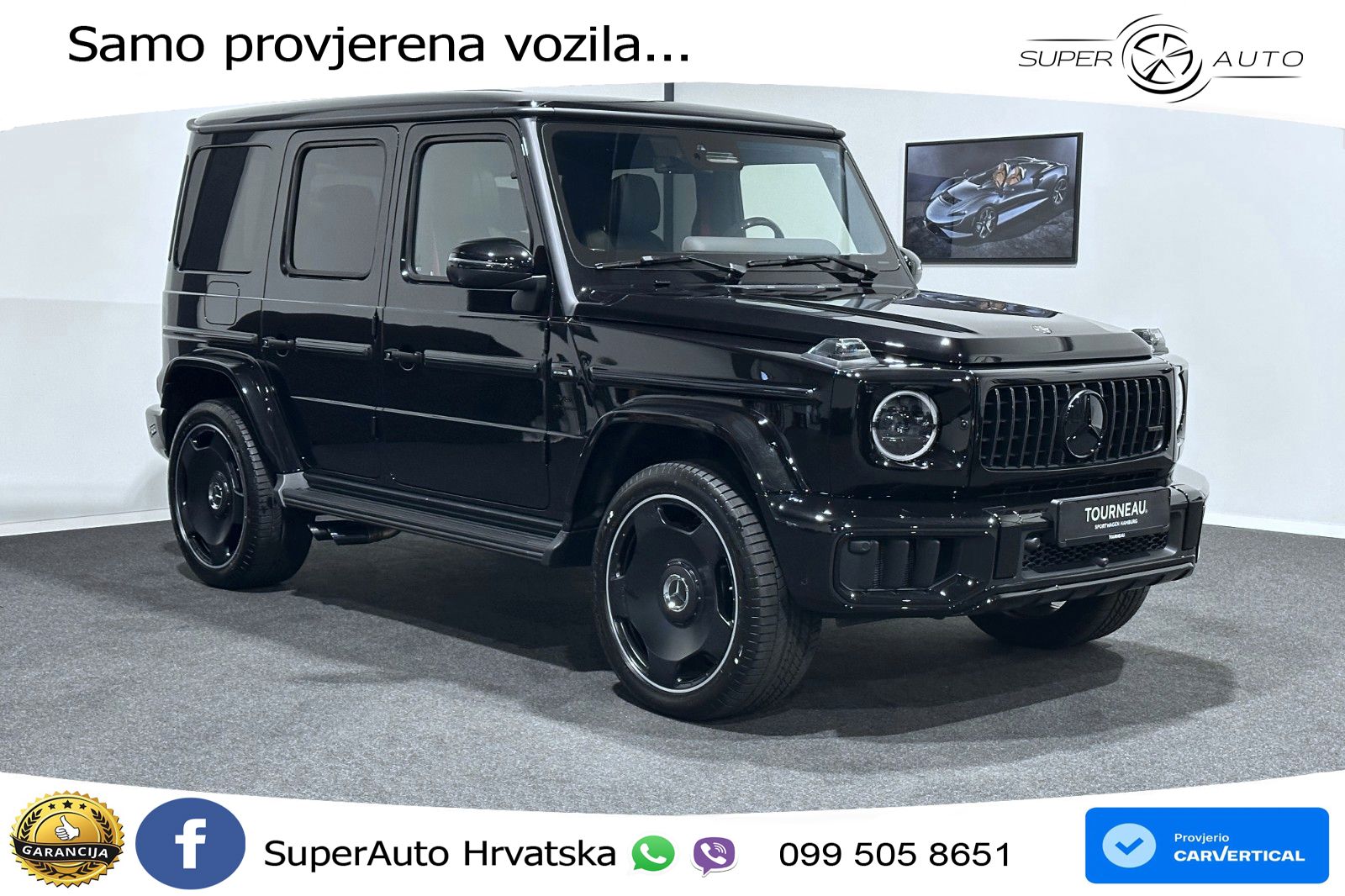 Mercedes AMG G 63 Long V8 (585 KS) 4MATIC 9G-TRONIC AMG SPEEDSHIFT PLUS ZRAČNI+ACC+GR SJED+KAM+PANO