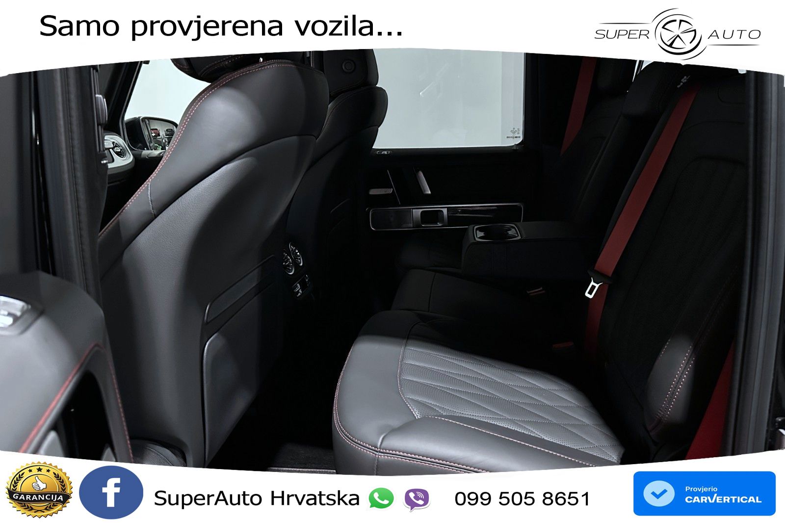 Mercedes AMG G 63 Long V8 (585 KS) 4MATIC 9G-TRONIC AMG SPEEDSHIFT PLUS ZRAČNI+ACC+GR SJED+KAM+PANO