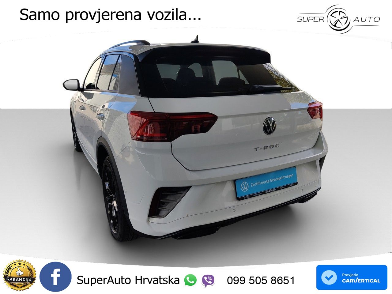 Volkswagen T-Roc 1.5 TSI (150 KS) DSG R-Line LED+GR SJED+ACC