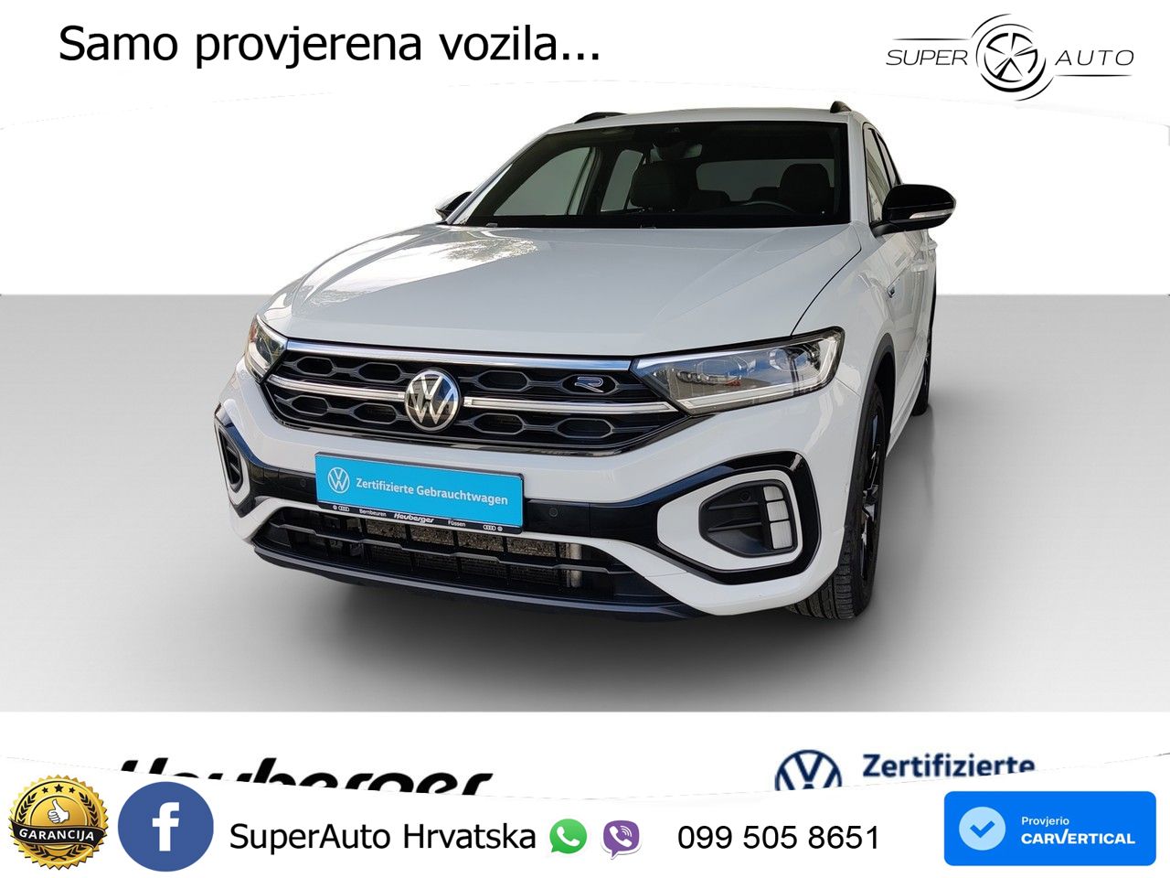 Volkswagen T-Roc 1.5 TSI (150 KS) DSG R-Line LED+GR SJED+ACC