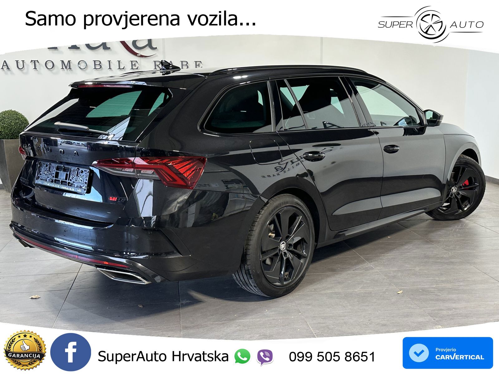 Škoda Octavia Combi RS 2.0 TDI (200 KS) DSG LED+GR SJED+ACC