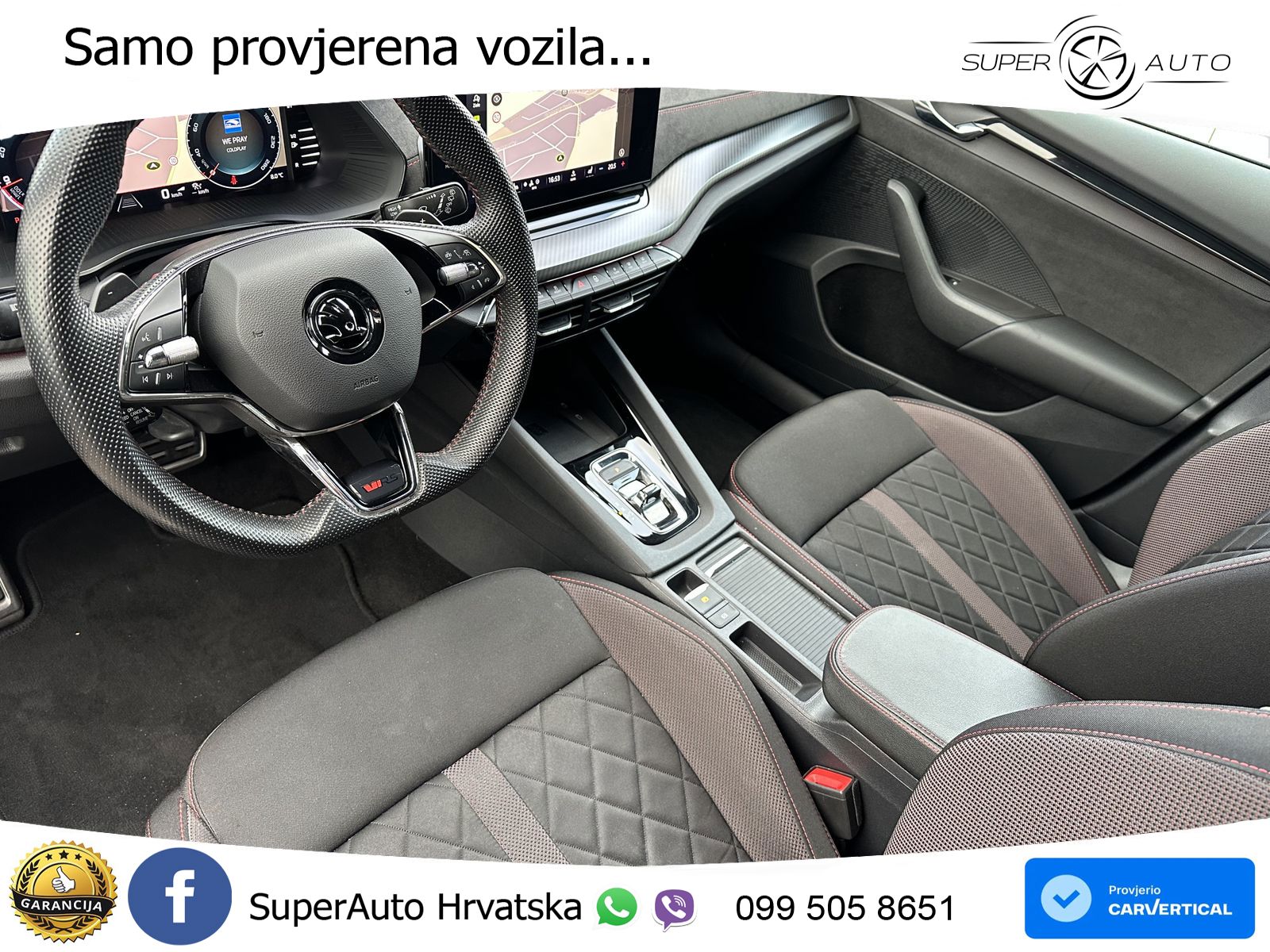 Škoda Octavia Combi RS 2.0 TDI (200 KS) DSG LED+GR SJED+ACC