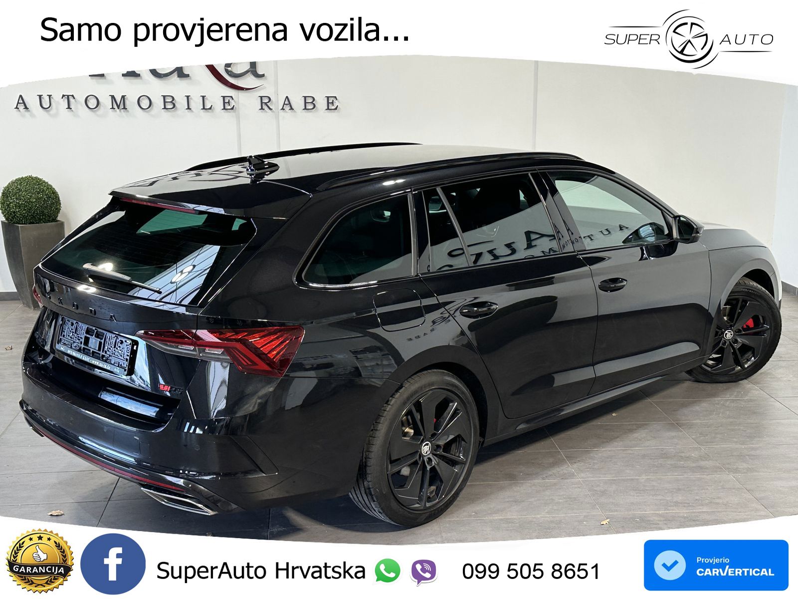 Škoda Octavia Combi RS 2.0 TDI (200 KS) DSG LED+GR SJED+ACC