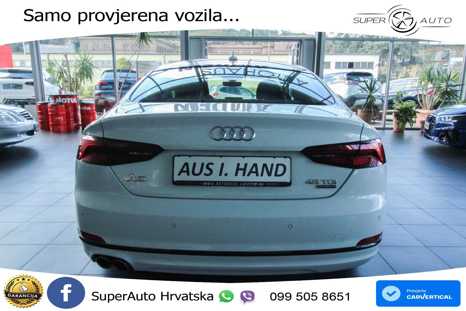 Audi A5 Sportback 45 TDI V6 (231 KS) quattro Tiptronic LED+GR SJED+ACC