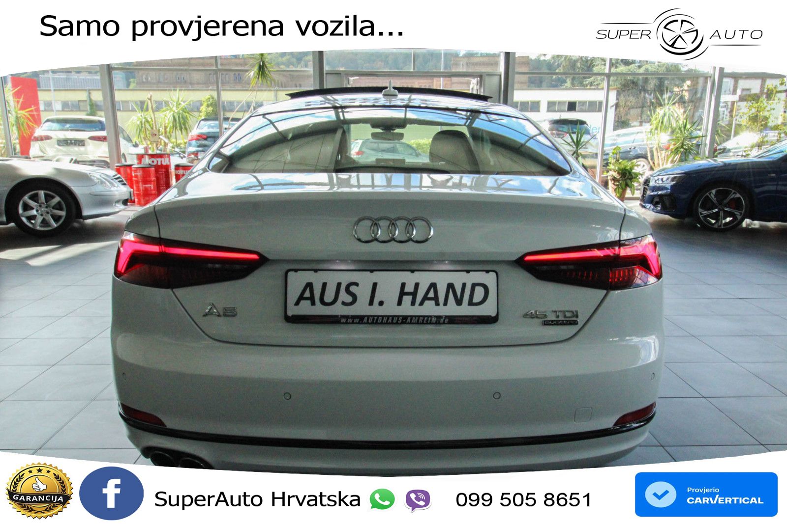 Audi A5 Sportback 45 TDI V6 (231 KS) quattro Tiptronic LED+GR SJED+ACC