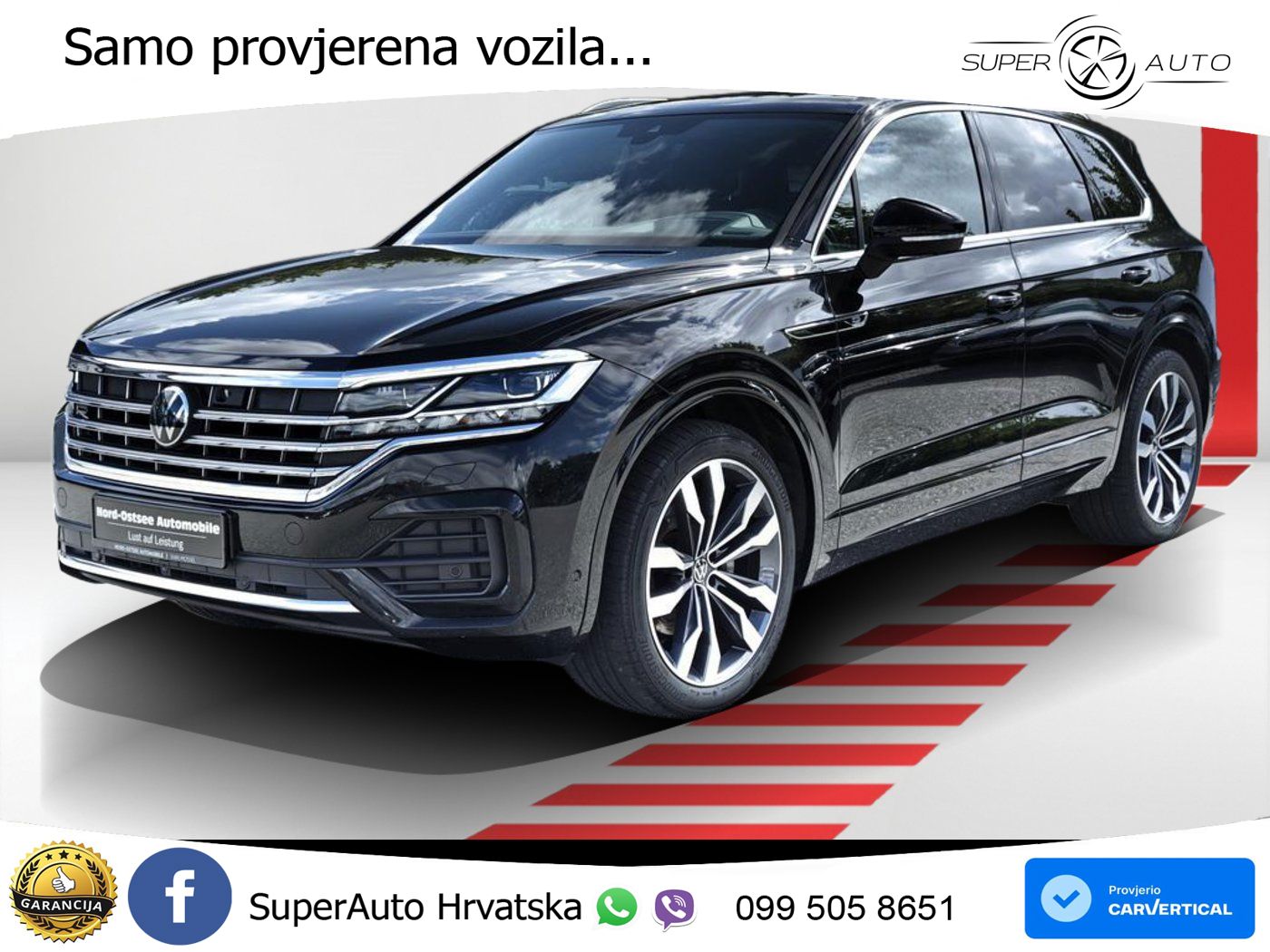 Volkswagen Touareg 3.0 V6 TDI (286 KS) 4MOTION Tiptronic R-Line ZRAČNI+ACC+GR SJED+KAM