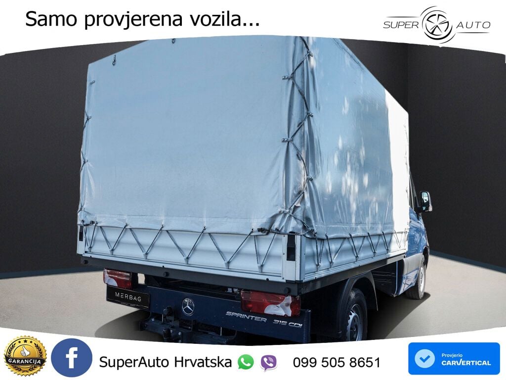 Mercedes-Benz Sprinter Pritsche Plane 315 CDI kompakt 150 KS