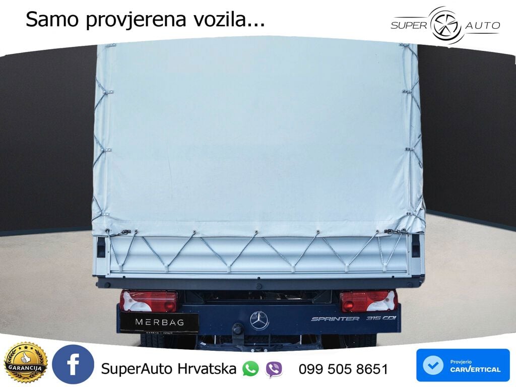 Mercedes-Benz Sprinter Pritsche Plane 315 CDI kompakt 150 KS