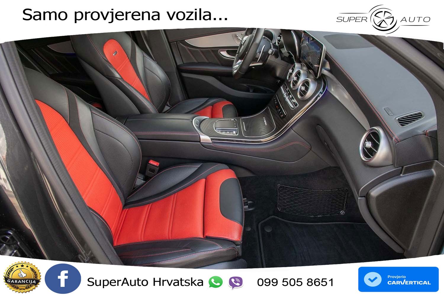 Mercedes AMG GLC 63 V8 (476 KS) 4MATIC+ MCT ACC+GR SJED+360+PANO