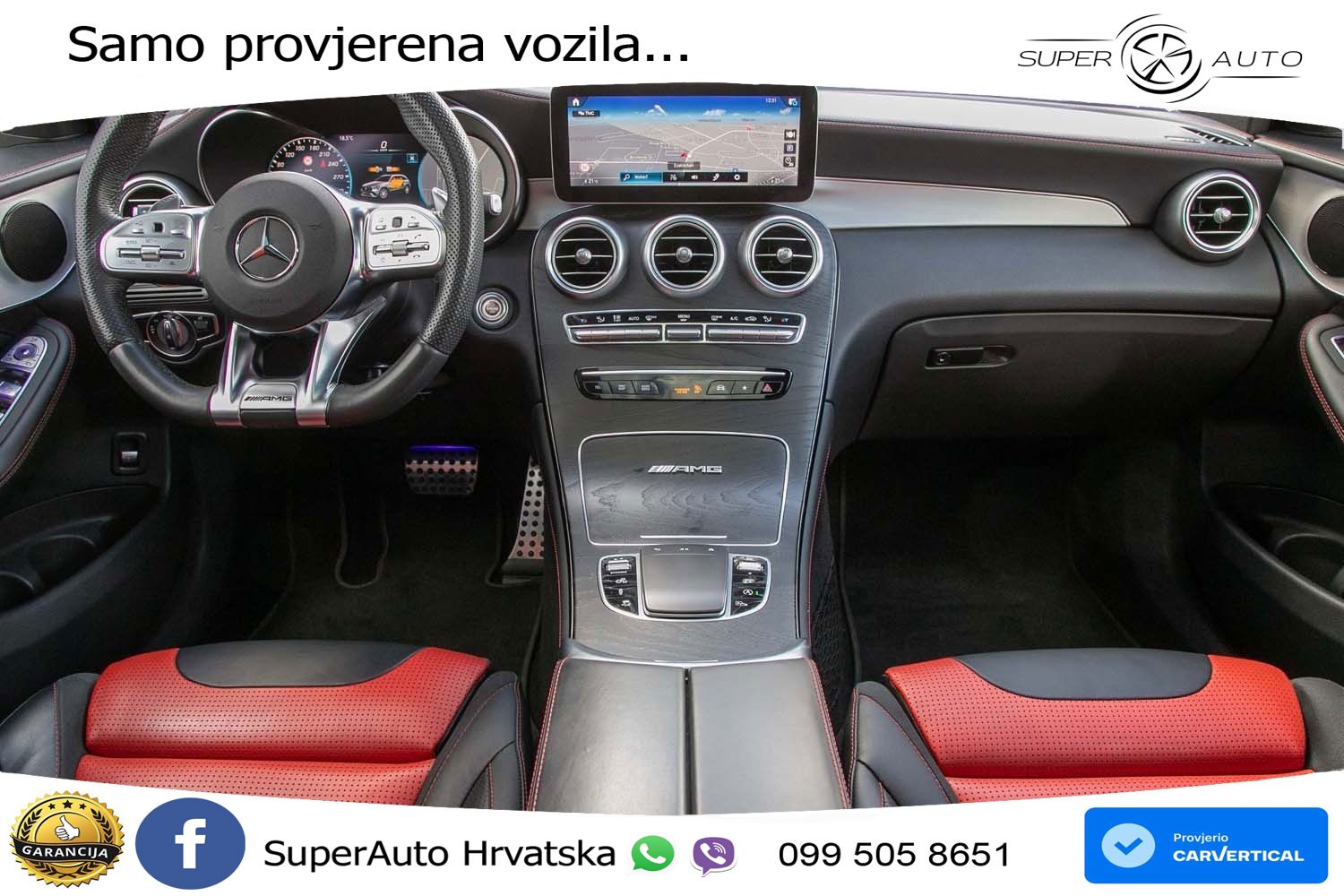 Mercedes AMG GLC 63 V8 (476 KS) 4MATIC+ MCT ACC+GR SJED+360+PANO