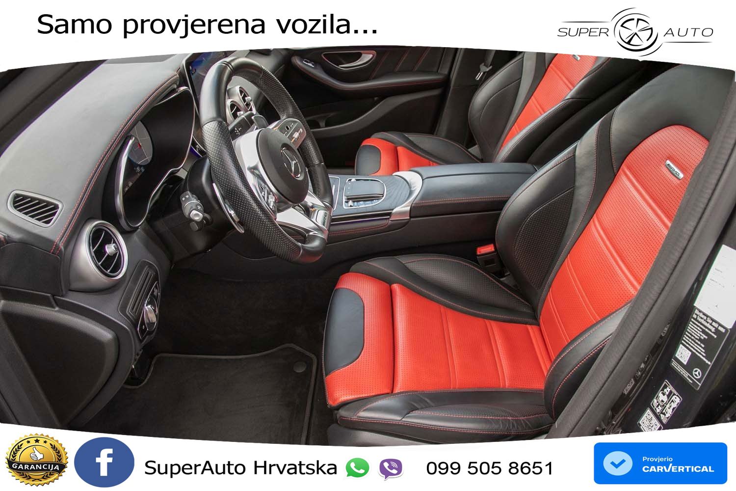 Mercedes AMG GLC 63 V8 (476 KS) 4MATIC+ MCT ACC+GR SJED+360+PANO