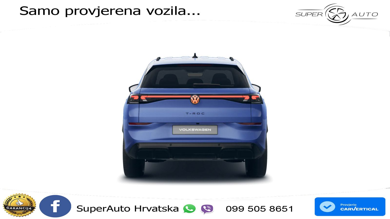 Volkswagen T-Roc 1.5 eTSI (150 KS)  DSG R-Line LED+GR SJED+ACC