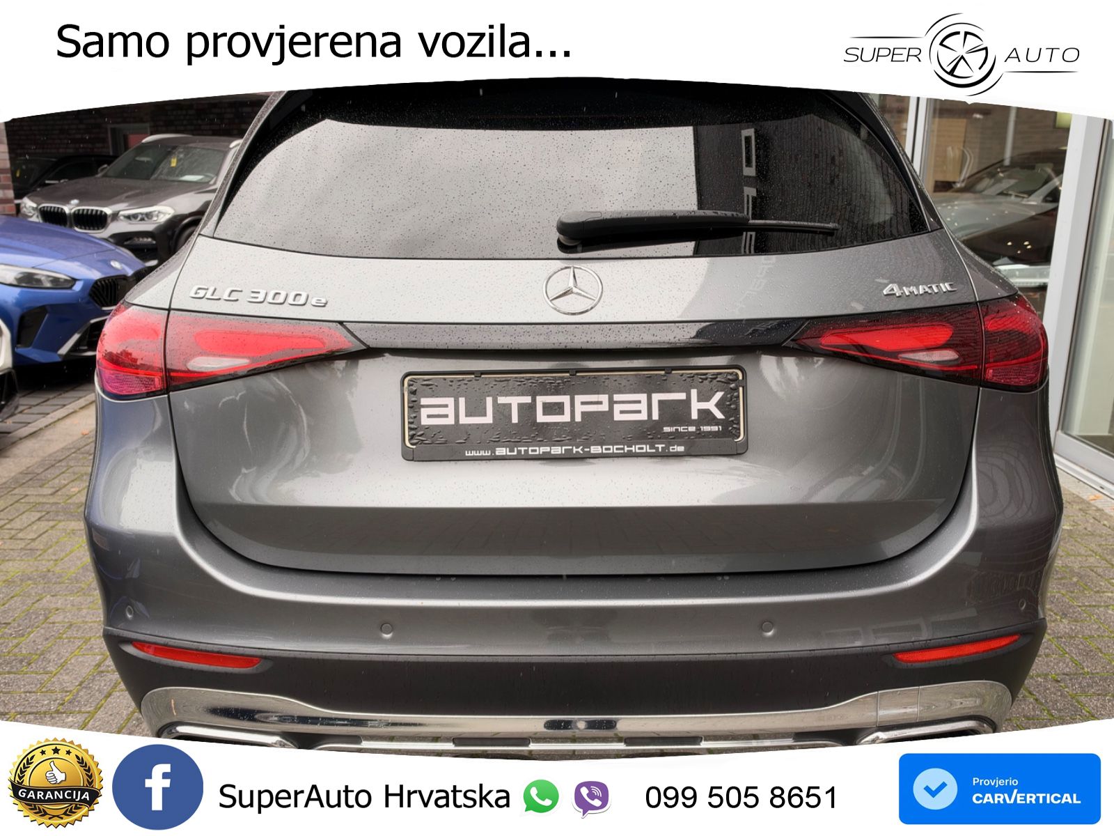 Mercedes GLC 300e (313 KS) 4MATIC 9G-TRONIC ZRAČNI+ACC+GR SJED+KAM