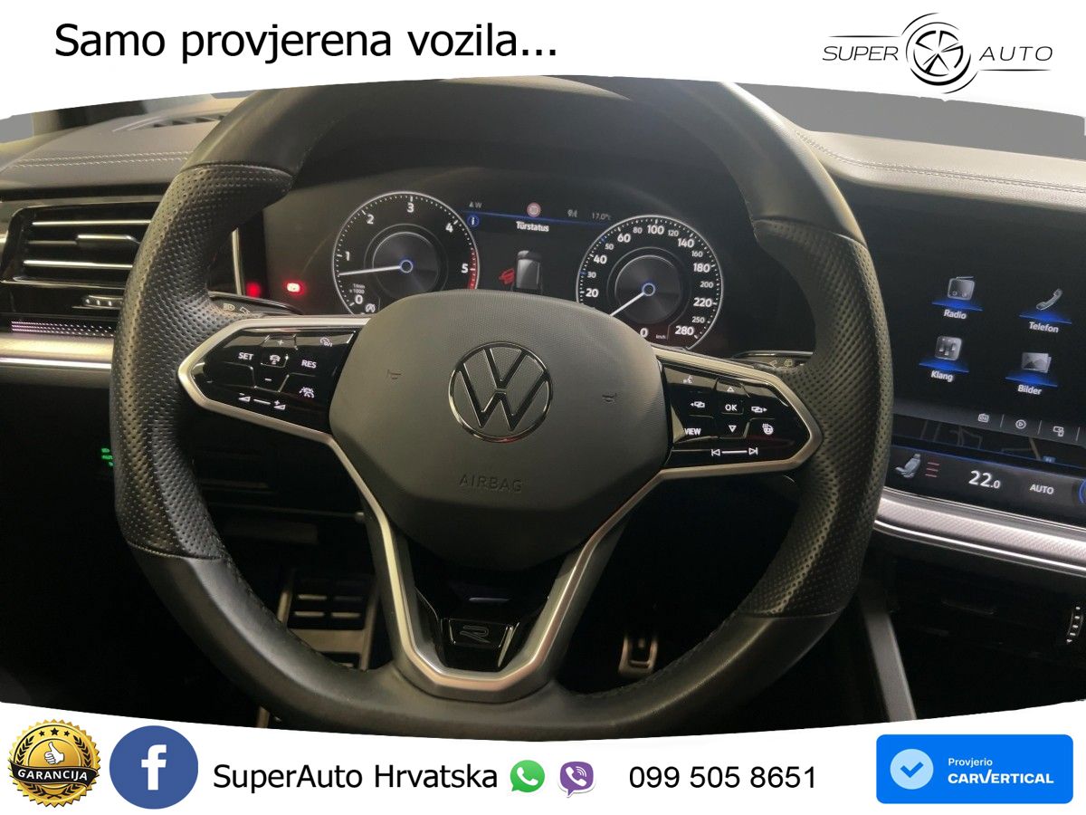 Volkswagen Touareg 3.0 V6 TDI (231 KS) 4MOTION Tiptronic R-Line ZRAČNI+ACC+GR SJED+KAM