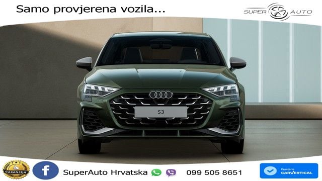 Audi S3 Limuzina 2.0 TFSI (333 KS) quattro S tronic MATRIX+GR SJED+KAM