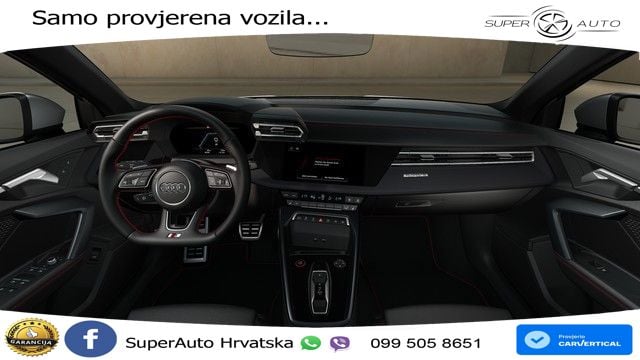 Audi S3 Limuzina 2.0 TFSI (333 KS) quattro S tronic MATRIX+GR SJED+KAM