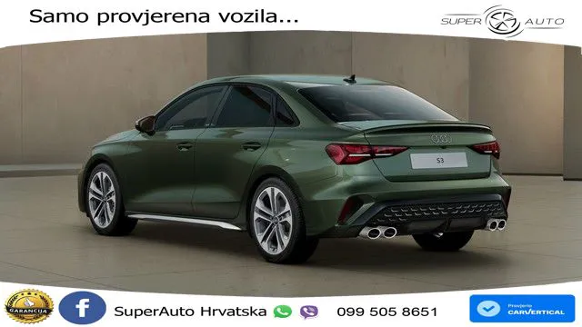Audi S3 Limuzina 2.0 TFSI (333 KS) quattro S tronic MATRIX+GR SJED+KAM