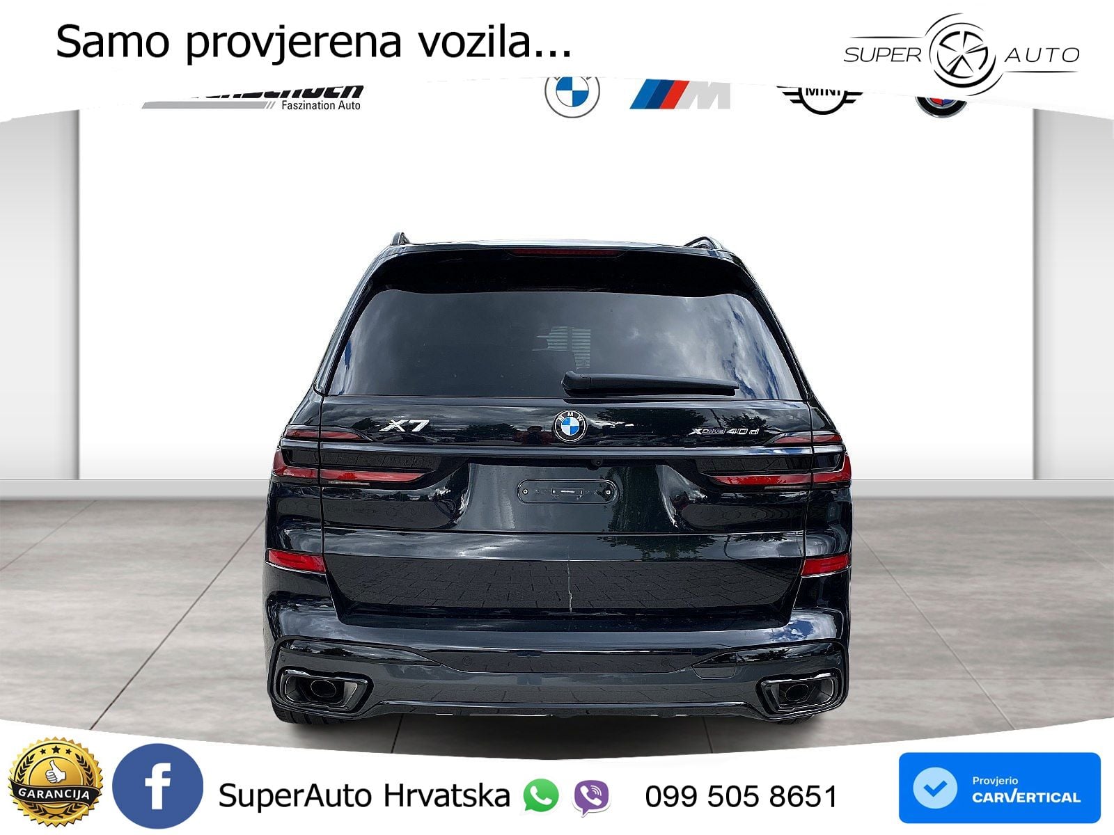 BMW X7 40d (352 KS) xDrive Steptronic M Sport ZRAČNI+ACC+GR SJED+KAM+PANO