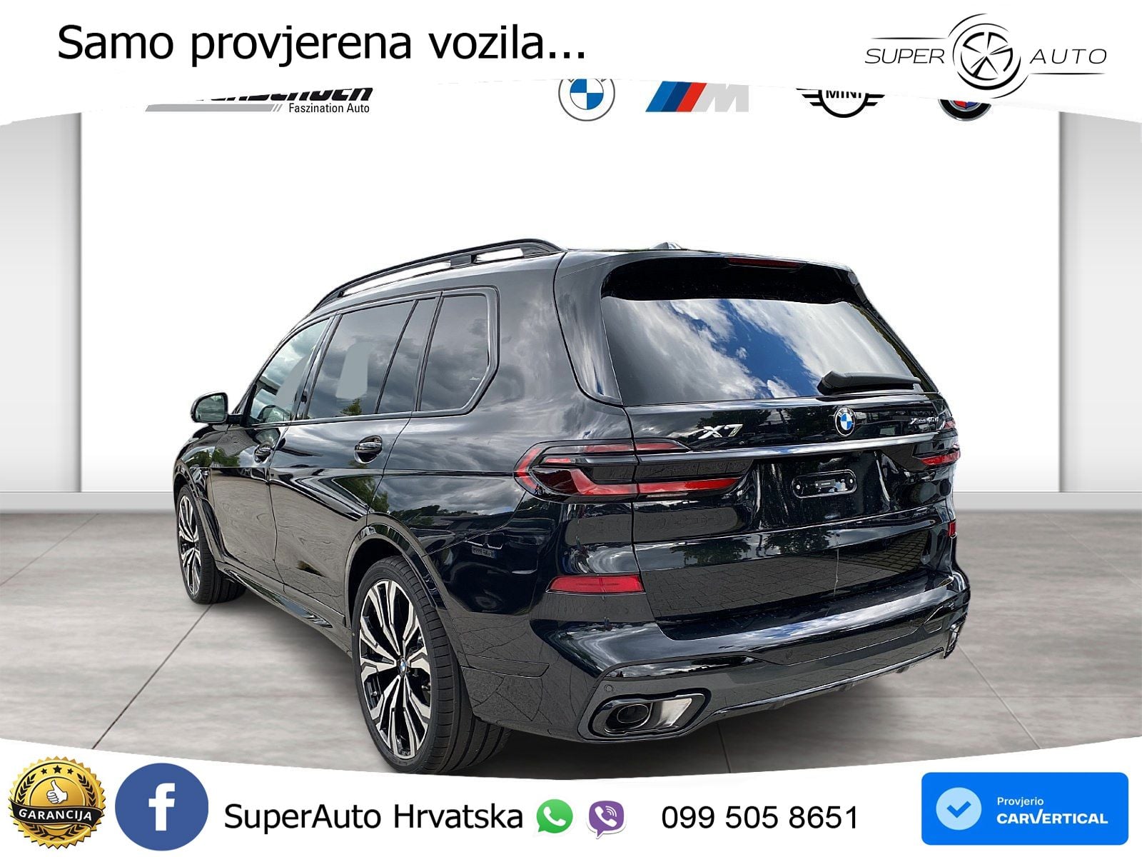 BMW X7 40d (352 KS) xDrive Steptronic M Sport ZRAČNI+ACC+GR SJED+KAM+PANO