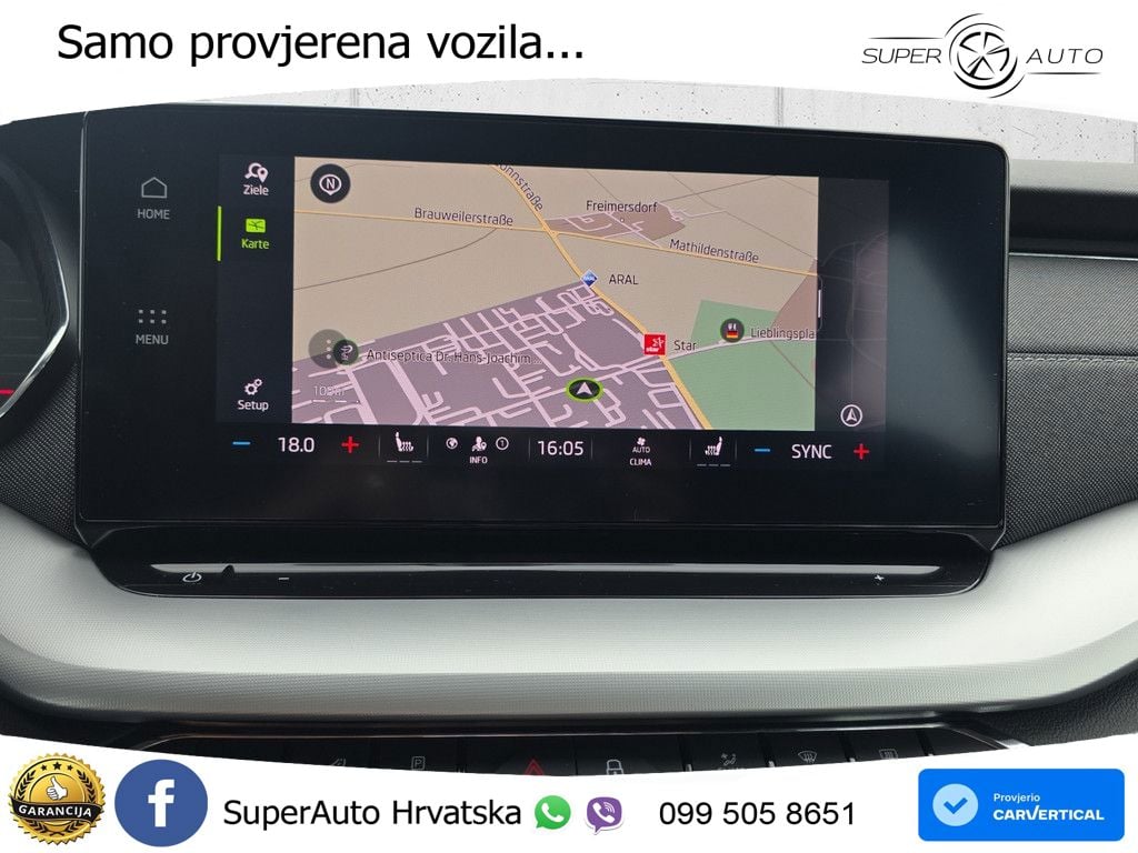 Škoda Octavia Combi 1.5 TSI (150 KS) DSG LED+GR SJED+ACC
