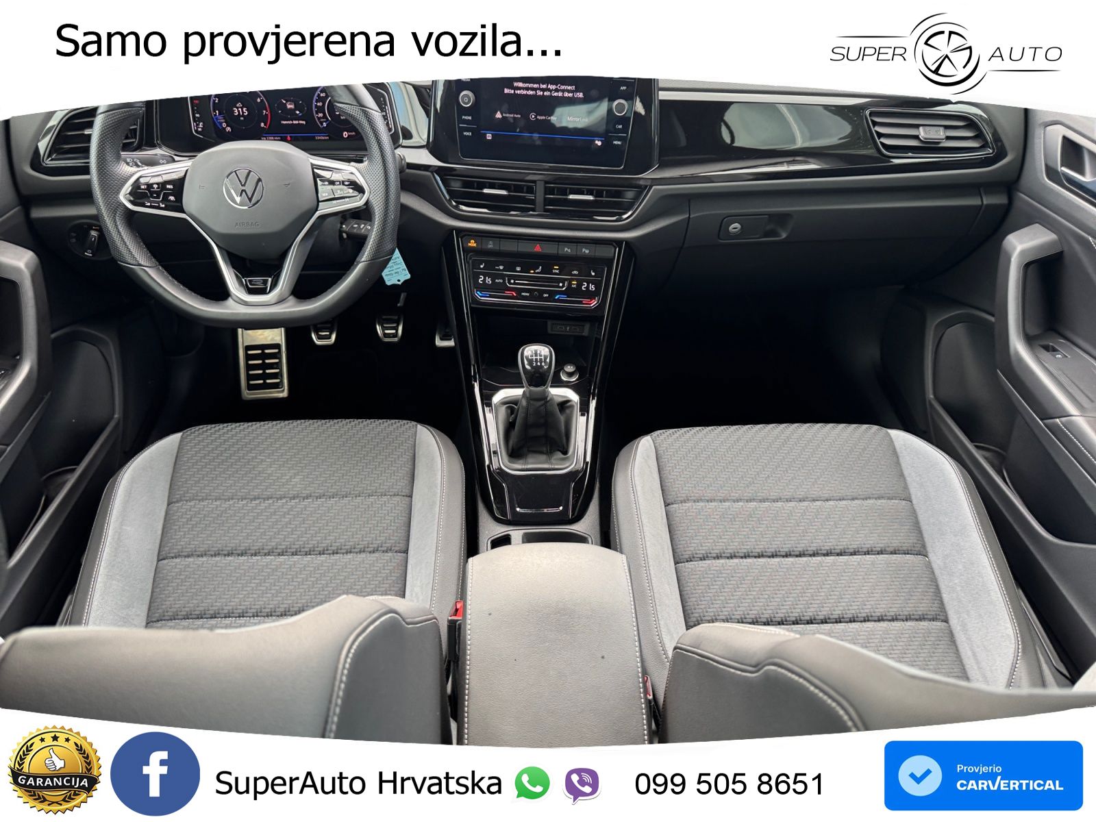 Volkswagen T-Roc 1.5 TSI (150 KS) R-Line MATRIX+GR SJED+KAM
