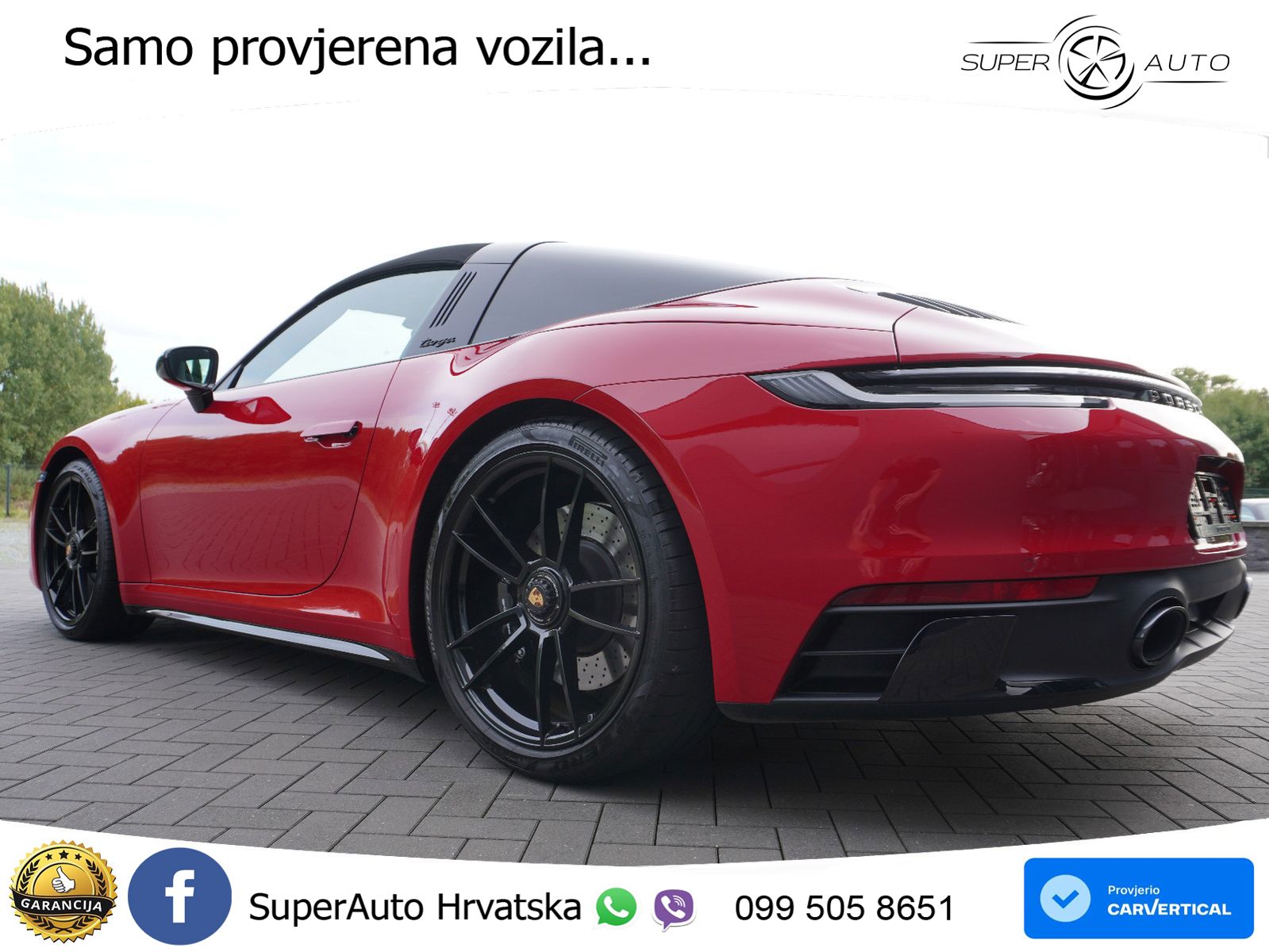 Porsche 911 Targa 4 GTS 3.0 (480 KS) PDK LED+GR SJED+ACC
