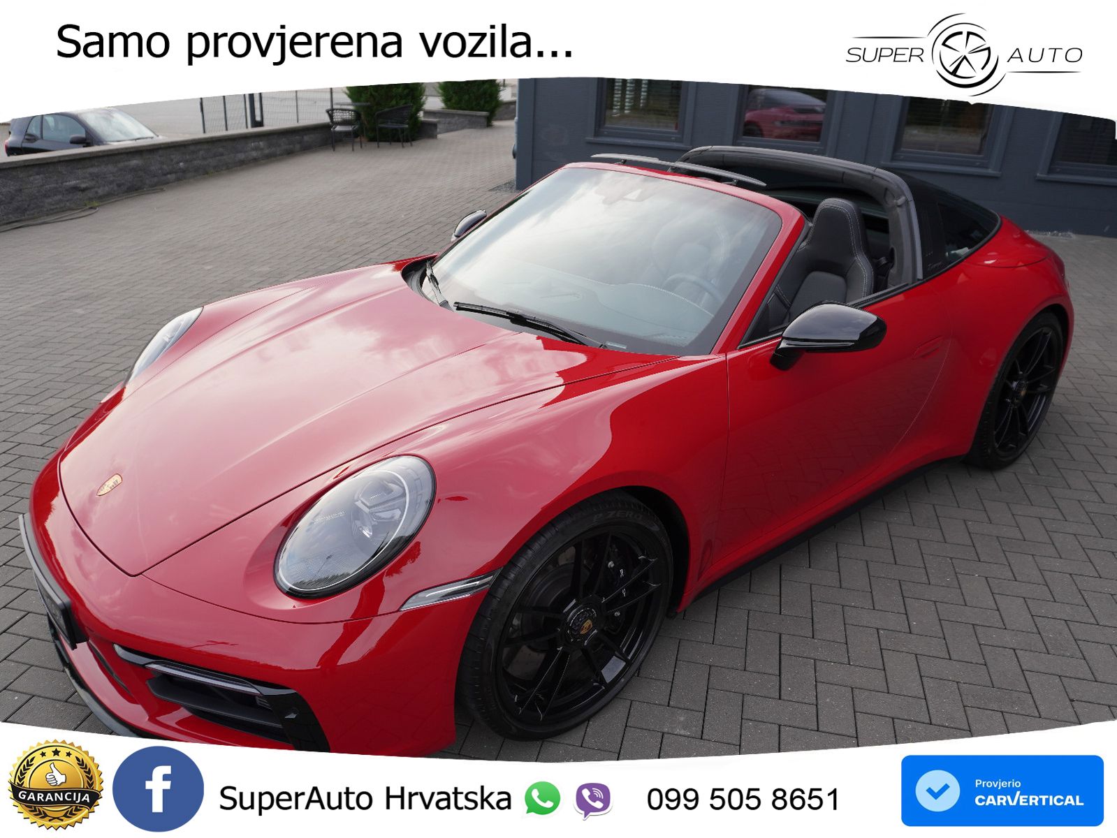 Porsche 911 Targa 4 GTS 3.0 (480 KS) PDK LED+GR SJED+ACC