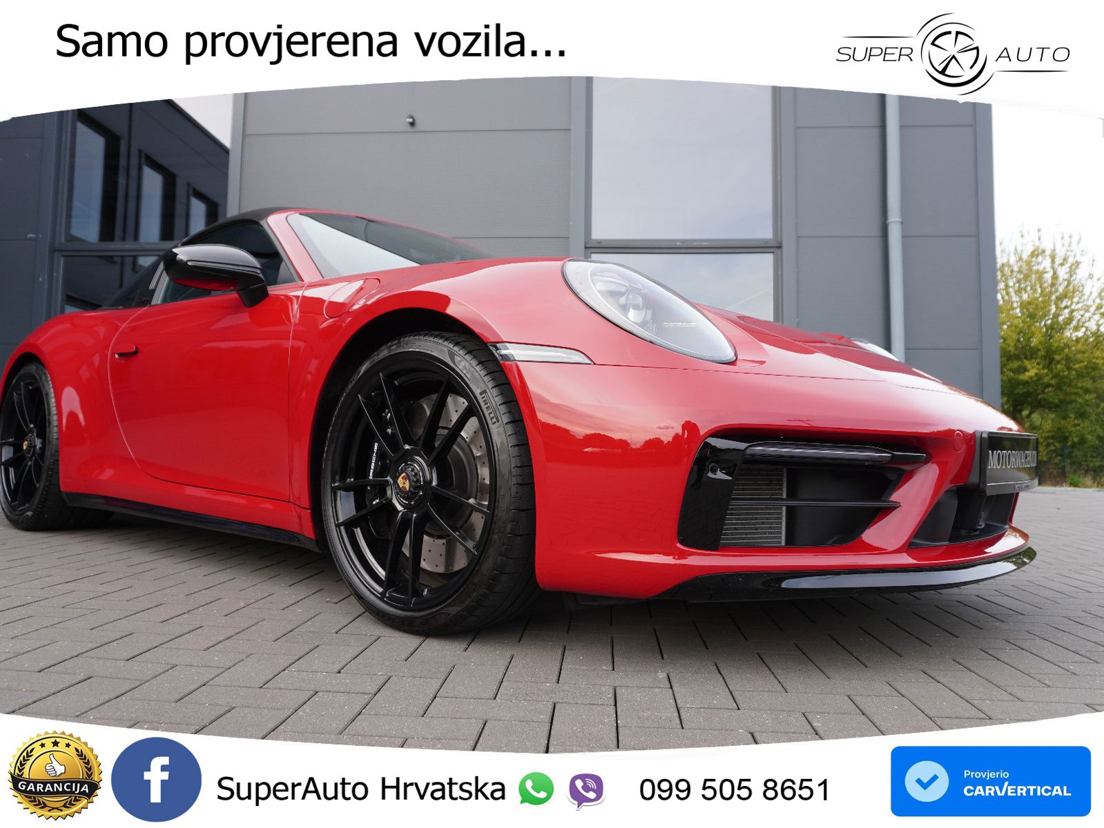 Porsche 911 Targa 4 GTS 3.0 (480 KS) PDK LED+GR SJED+ACC