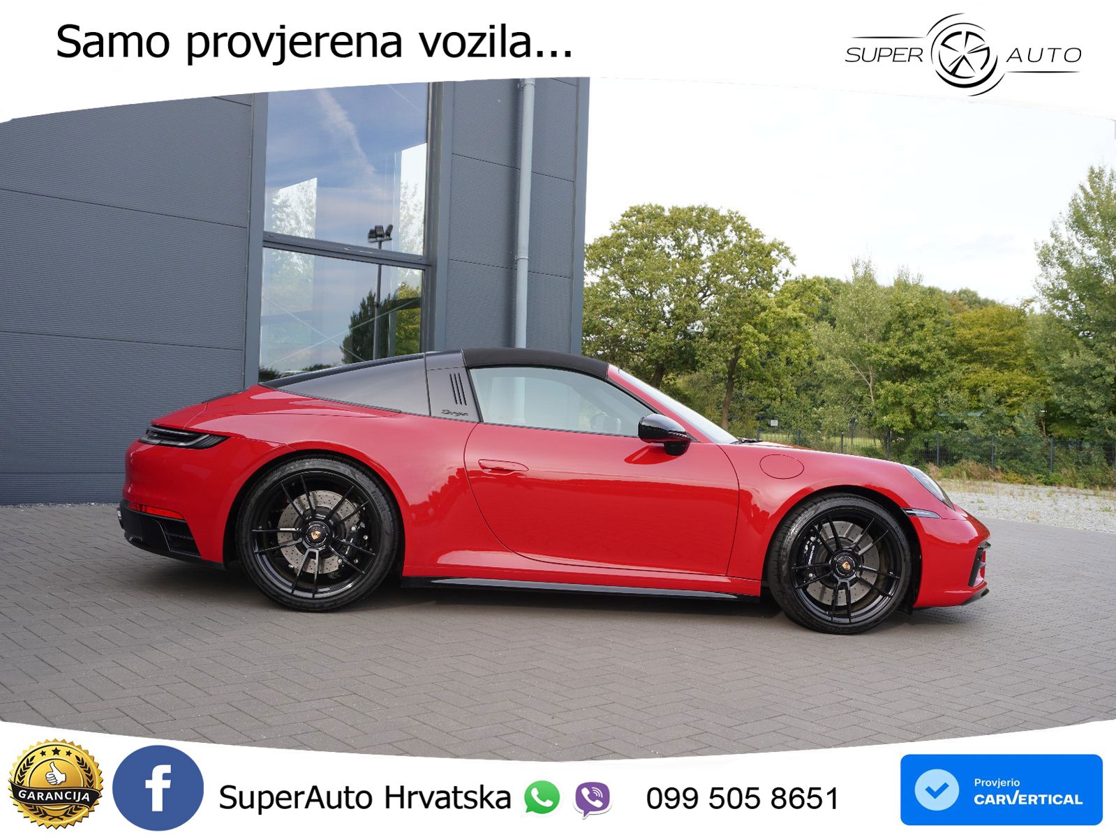 Porsche 911 Targa 4 GTS 3.0 (480 KS) PDK LED+GR SJED+ACC