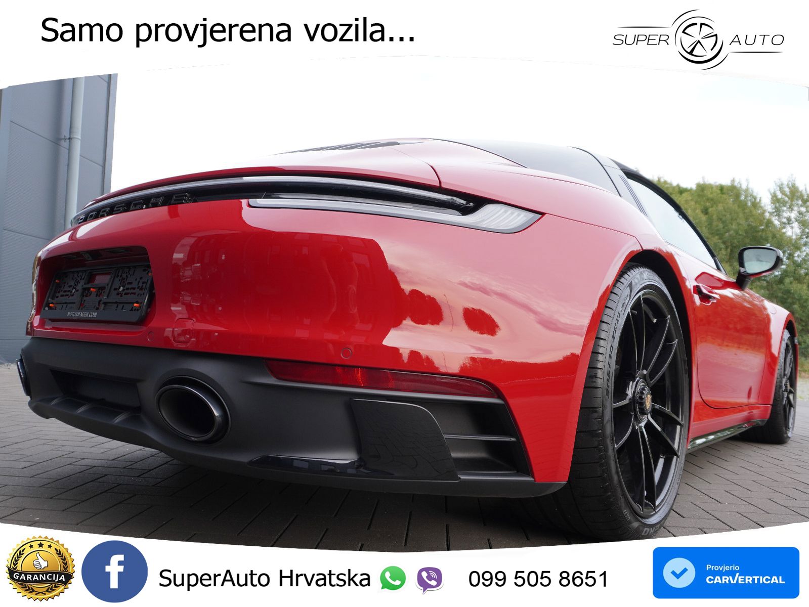 Porsche 911 Targa 4 GTS 3.0 (480 KS) PDK LED+GR SJED+ACC