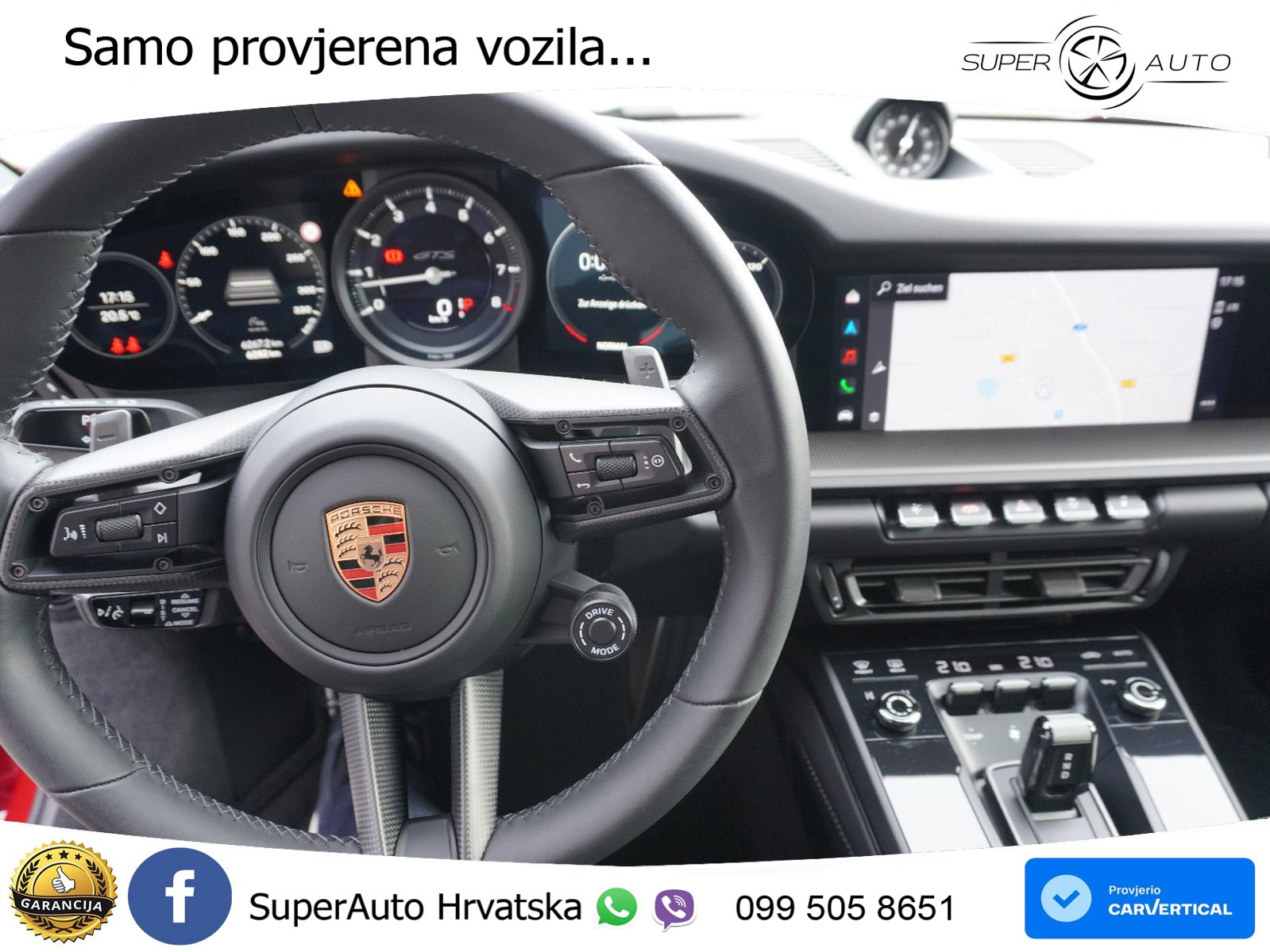Porsche 911 Targa 4 GTS 3.0 (480 KS) PDK LED+GR SJED+ACC
