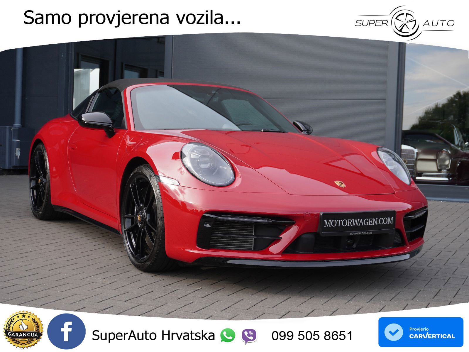 Porsche 911 Targa 4 GTS 3.0 (480 KS) PDK LED+GR SJED+ACC