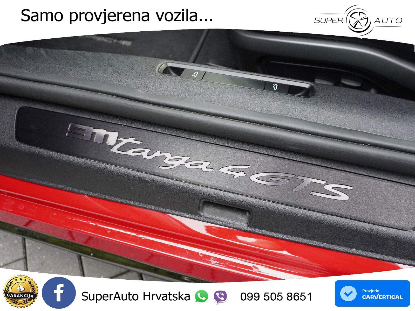 Porsche 911 Targa 4 GTS 3.0 (480 KS) PDK LED+GR SJED+ACC