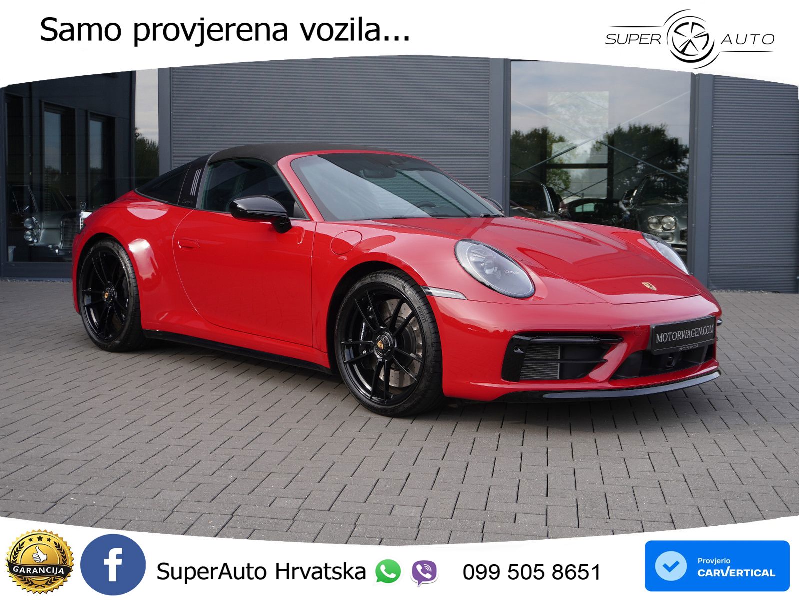 Porsche 911 Targa 4 GTS 3.0 (480 KS) PDK LED+GR SJED+ACC