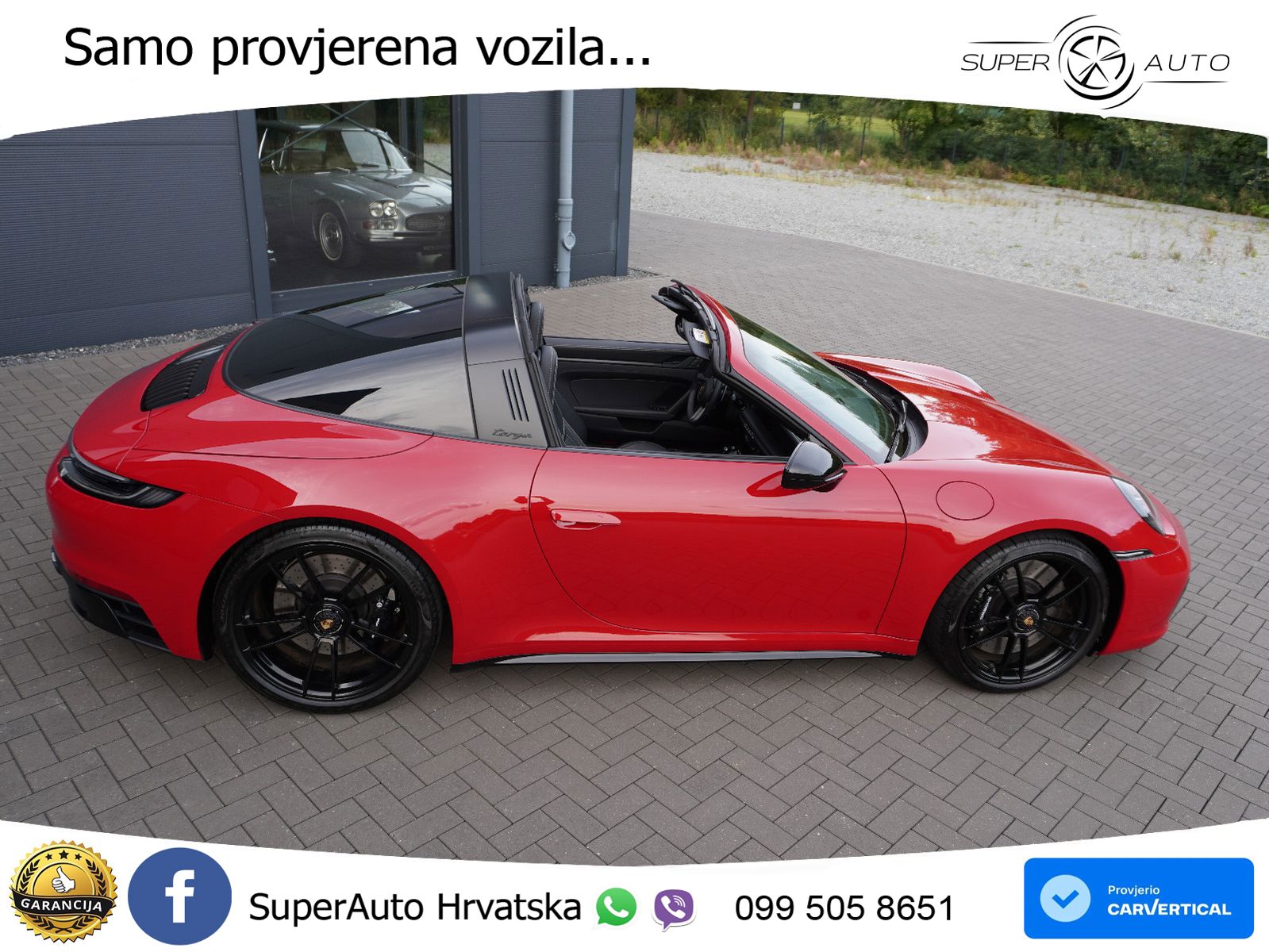 Porsche 911 Targa 4 GTS 3.0 (480 KS) PDK LED+GR SJED+ACC
